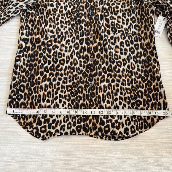 Equipment Leopard Print Button-Up Shirt - Picture 7 of 9